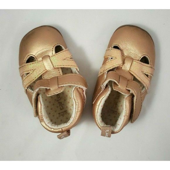 Carter's Every Step Stage 2 Stand Rose Gold Size 3 - Picture 8 of 9